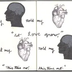 My brain told my heart 'let love grow' but my heart told my brain 'this...