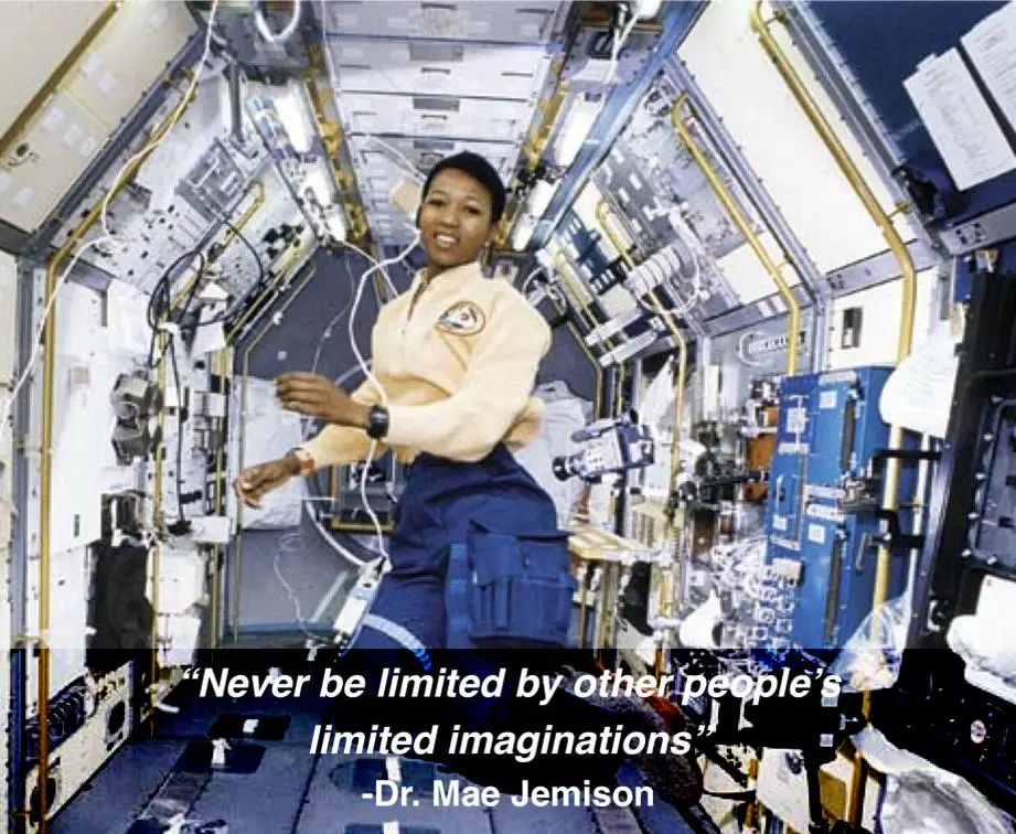 Never be limited by other people's limited imaginations