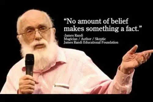 No amount of belief makes something a fact