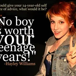 No boy is worth your teenage years.