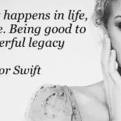 No matter what happens in life, be good to people. Being good to people is...