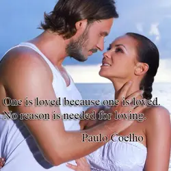 One is loved because one is loved. No reason is needed for loving.