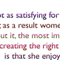 Online sex is not as satisfying for women as is may be for men; as...