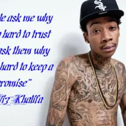 People ask me why is it so hard to trust and I ask them why...