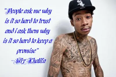 People ask me why is it so hard to trust and I ask them why is it so hard to keep a promise