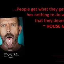 People get what they get. It has nothing to do with that they deserve