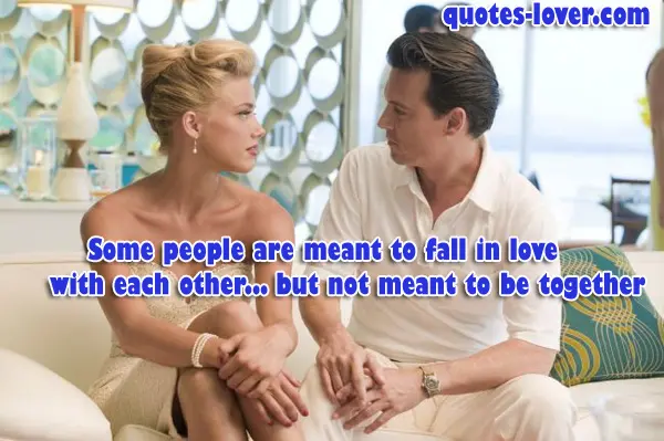 Some people are meant to fall in love with each other...but not meant to be together