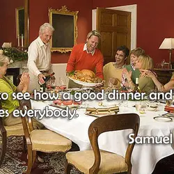 Strange to see how a good dinner and feasting reconciles everybody .
