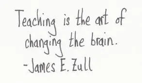 Teaching is the art of changing the brain