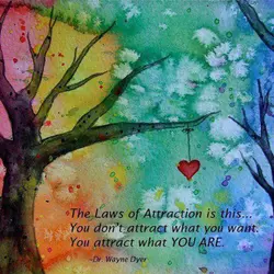 The Laws of Attraction is this... You don't attract what you want. You attract what...