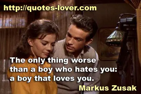 The only thing worse than a boy who hates you: a boy that loves you.