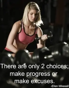 There are only two choices make progress or make excuses.
