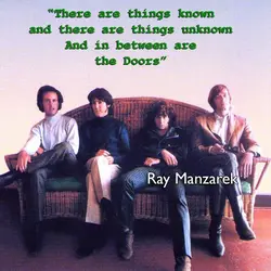 There are things known and there are things unknown and in between are the Doors.