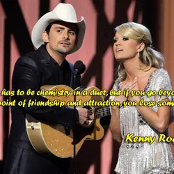 There has to be chemistry in a duet, but if you go beyond the point...