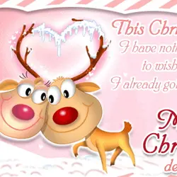 This Christmas, I have nothing else to wish for.. I already got YOU! Merry Christmas...