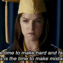 This isn't the time to make hard and fast decisions. This is the time to...