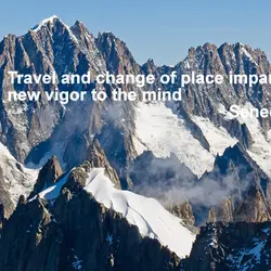 Travel and change of place impart new vigor to the mind