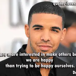 We are more interested in make others believe we are happy than trying to be...