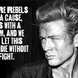 We are rebels for a cause, poets with a dream, and we won't let this...
