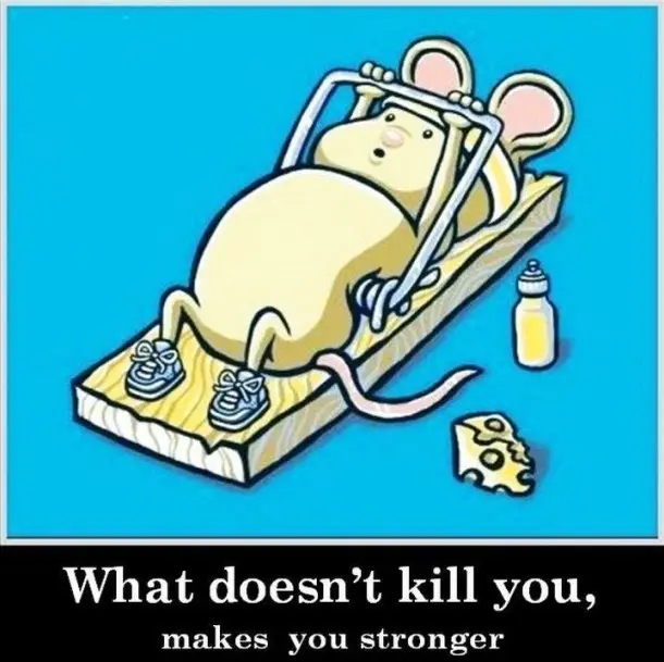 What doesn't kill you, makes you stronger