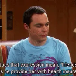 What exactly does expression mean "friends with benefits"? Does he provide her with health insurance?