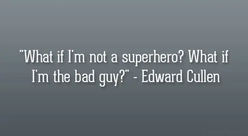 What if I'm not a superhero? What if I'm the bad guy?