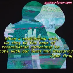 When a relationship ends, we cling to the hope of reconciliation sometimes to cope with...