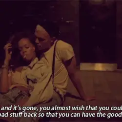When it's over and it's gone, you almost wish that you could have all the...