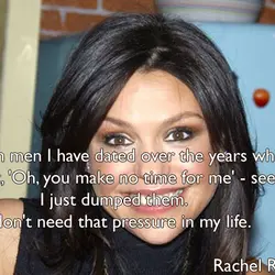 When men I have dated over the years whined about, 'Oh, you make no time...