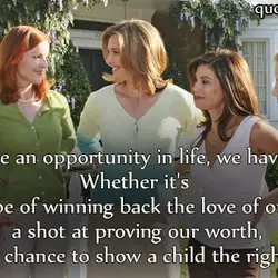 When we see an opportunity in life, we have to take it. Whether it's the...