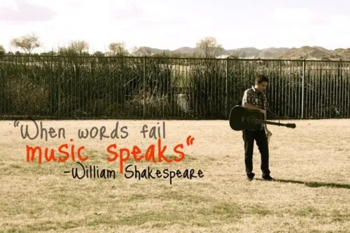 When words fail music speaks 