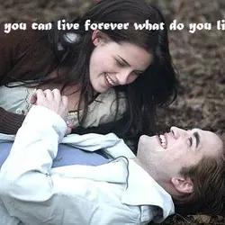 When you can live forever what do you live for ?