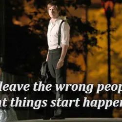 When you leave the wrong people behind the right things start happening.