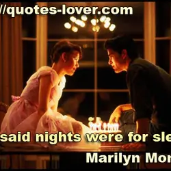 Who said nights were for sleep?