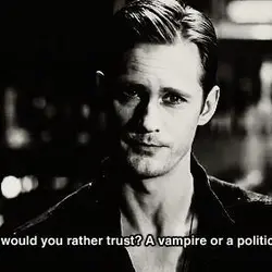 Who would rather trust? A vampire or a politician?