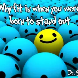 Why fit in when you were born to stand out