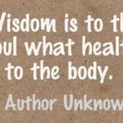 Wisdom is to the soul what health is to the body.