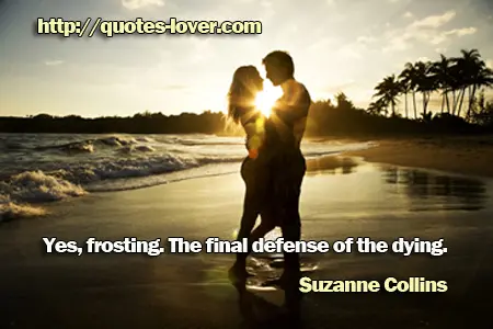 Yes, frosting. The final defense of the dying.