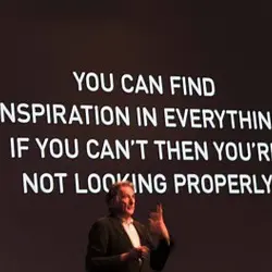 You can find inspiration in everything. If you can't then you not looking properly.