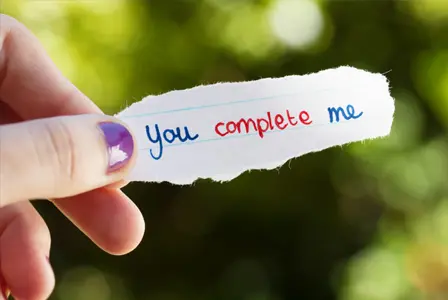 You complete me