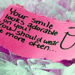 Your smile looks adorable on you! You should wear it more often