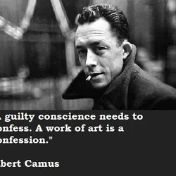 A guilty conscience needs to confess. A work of art is a confession