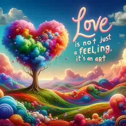 Love is not just a feeling it's an art