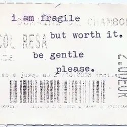 I am fragile but worth it. be gentle please.