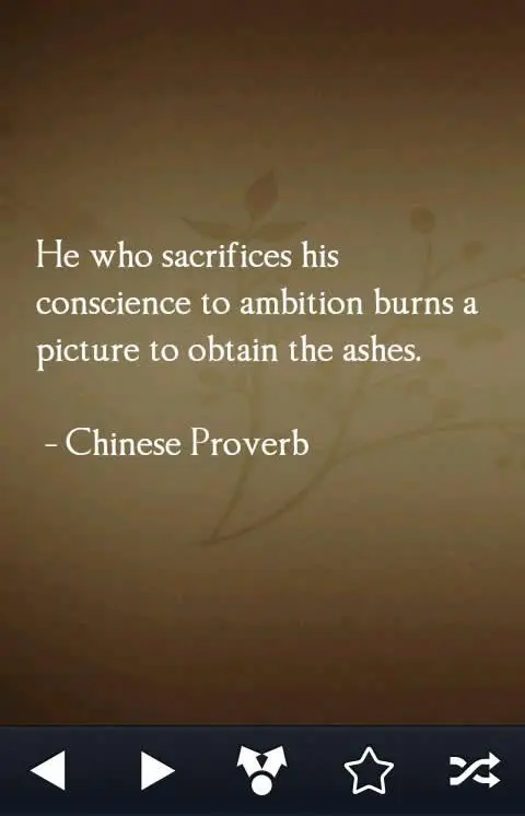 He who sacrifices his conscience to ambition burns a picture to obtain the ashes