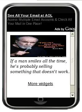 If a man smiles all the time he's probably selling something that doesn't work