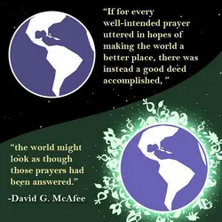 If for every well-intended prayer uttered in hopes of making the world a better place,...