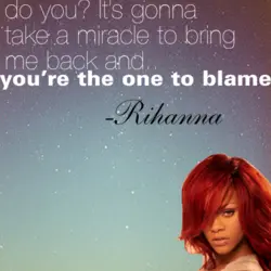 Don't even recognize the ways you hurt me, do you? It's gonna take a miracle...