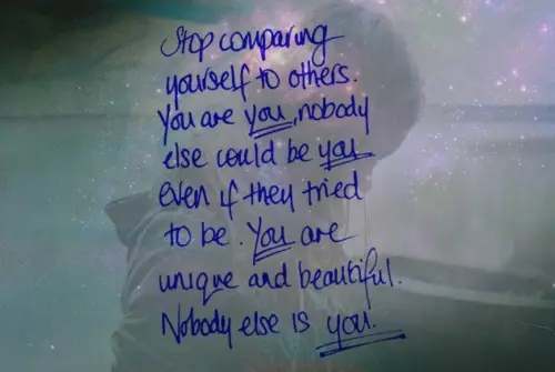 Stop Comparing Yourself To Others