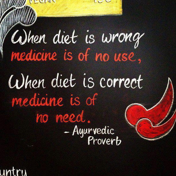 When diet is wrong medicine is of no use, When diet is correct medicine is of no need.